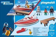 Playmobil® Sports & Action Speedboat Racer back of the box
