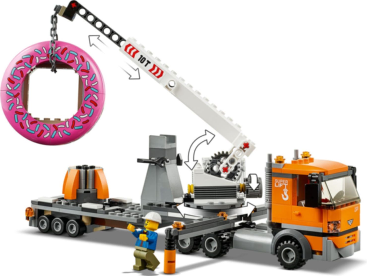 LEGO® City Inauguración de la Tienda de Dónuts partes