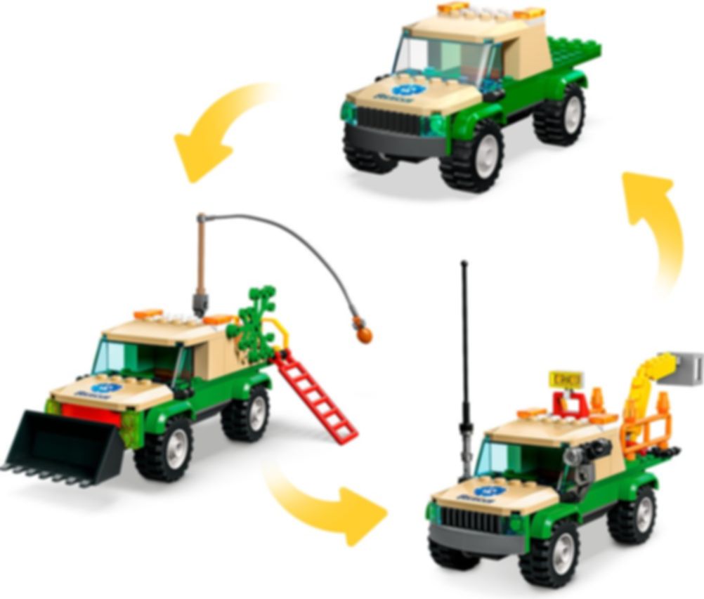 LEGO® City Tierrettungsmissionen komponenten