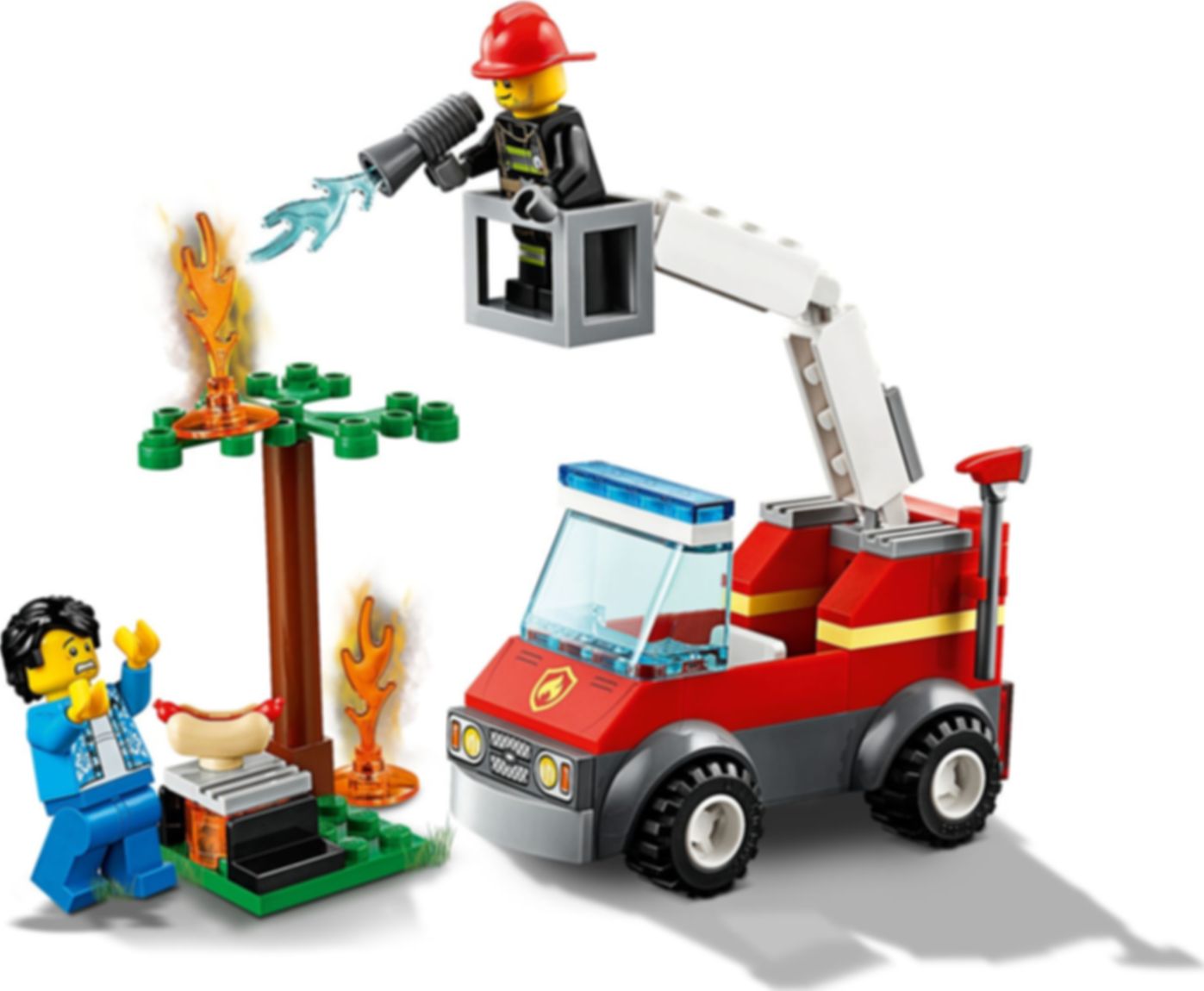 LEGO® City Feuerwehr beim Grillfest spielablauf