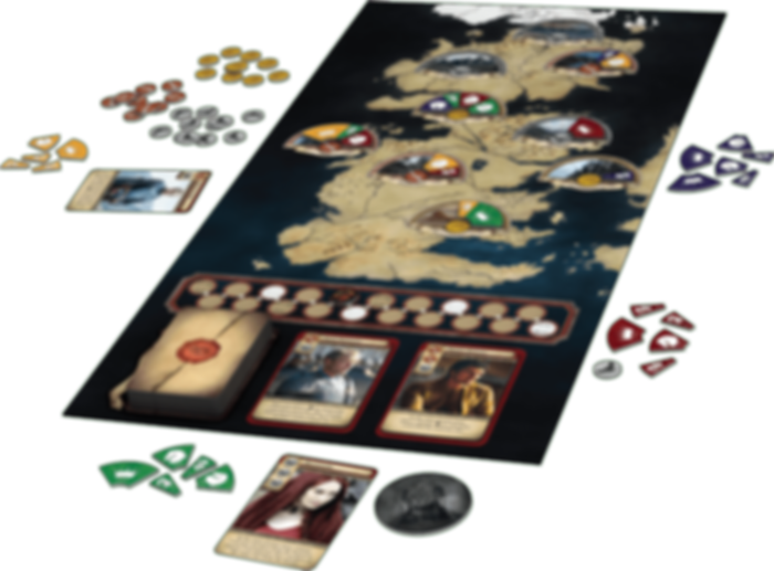 Game of Thrones: The Trivia Game componenten
