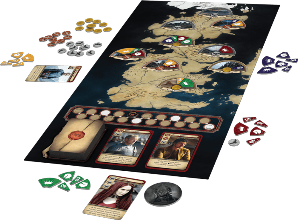 Game of Thrones: Das Trivia-Spiel komponenten