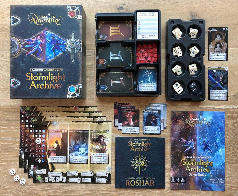 Call to Adventure: Stormlight komponenten