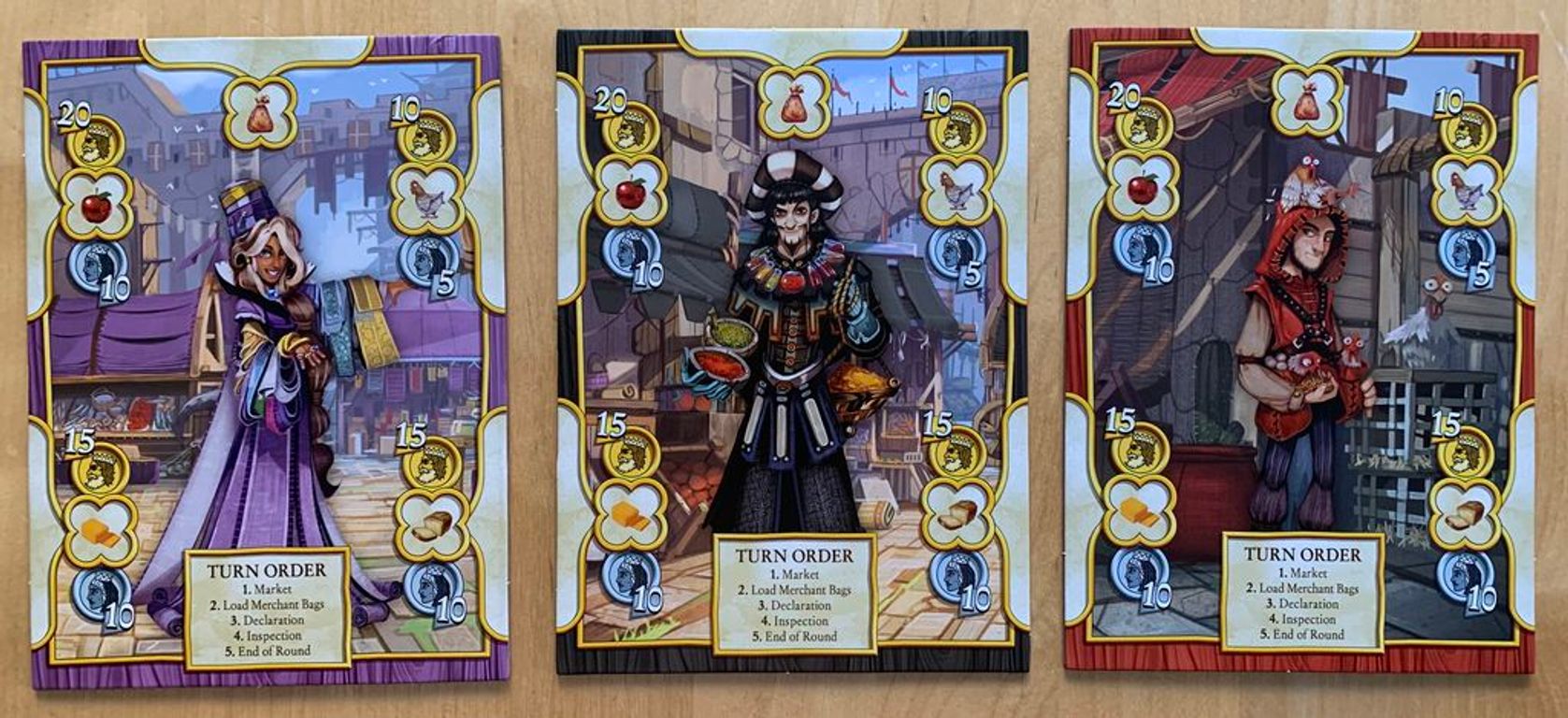 Sheriff of Nottingham (2ème édition) cartes