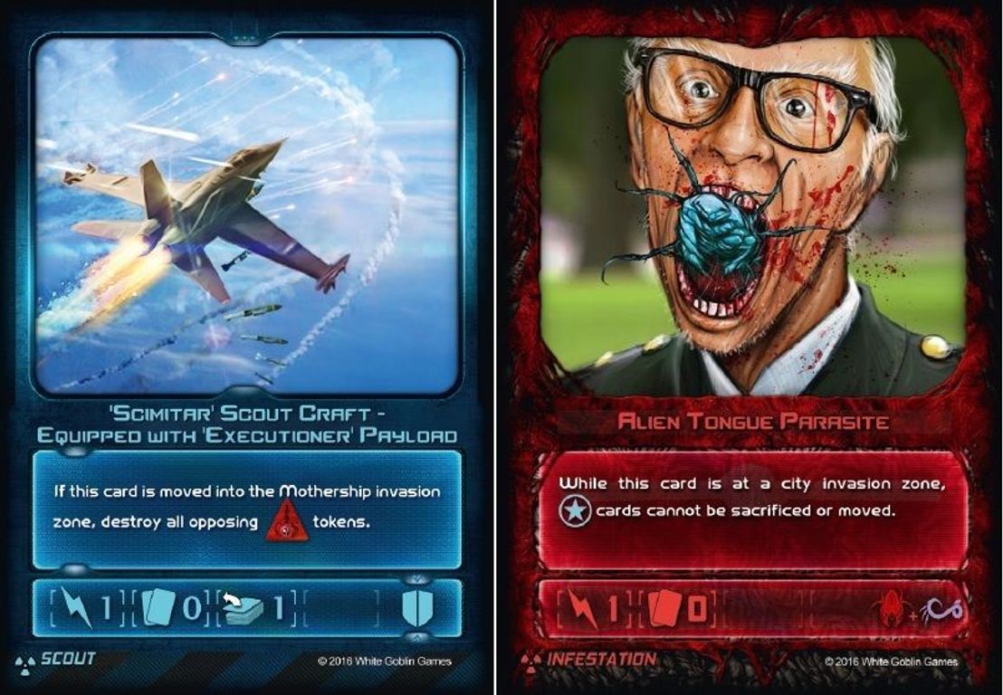 Invaders: Armageddon cards