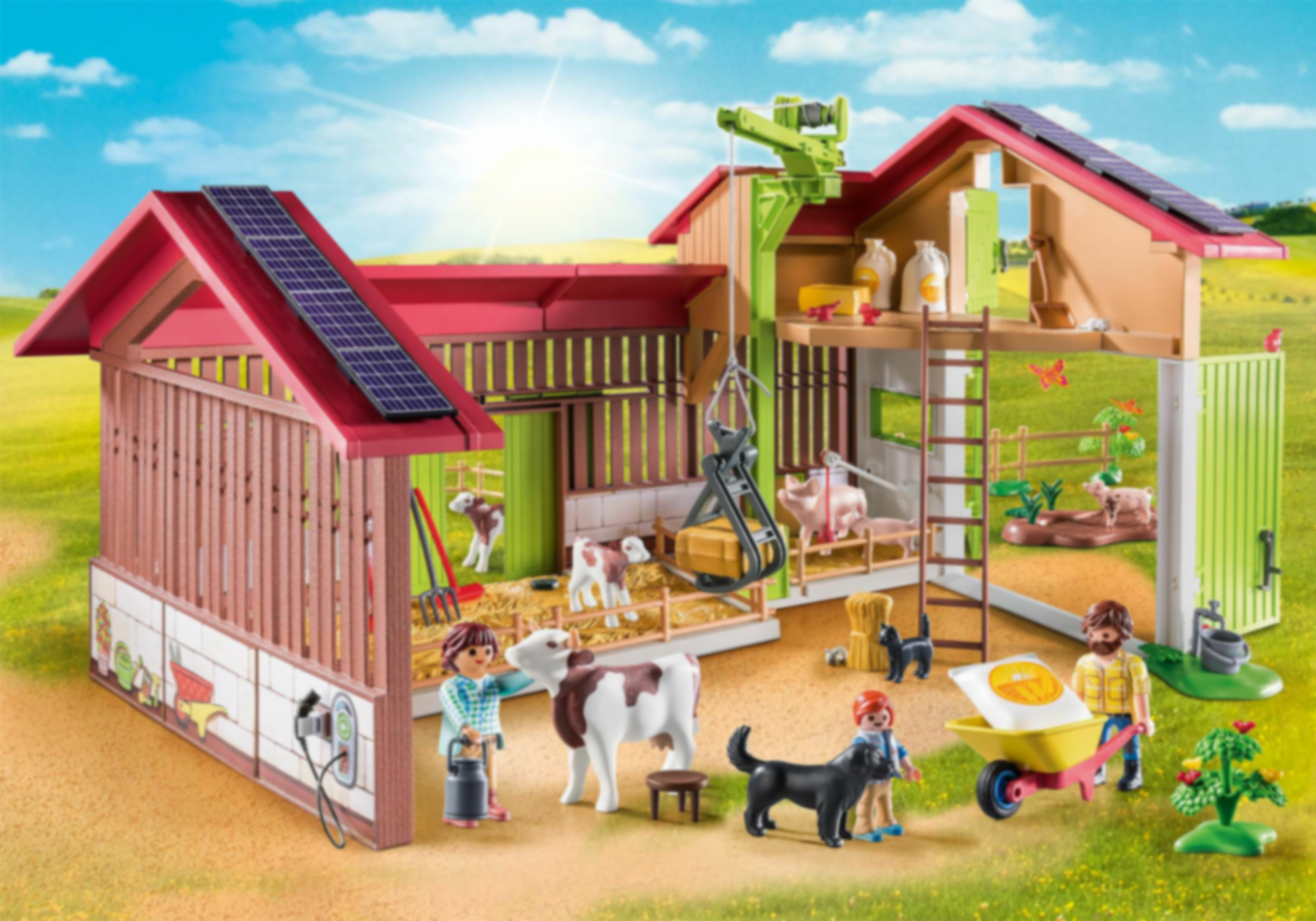 Playmobil® Country Ferme avec panneaux solaires