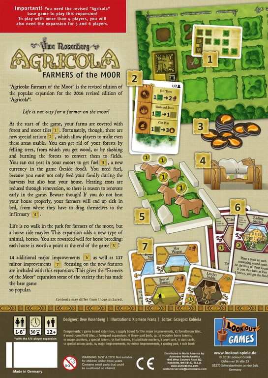 Agricola: Die Moorbauern rückseite der box