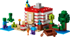 LEGO® Minecraft La Casa-Dinamita de la Selva partes