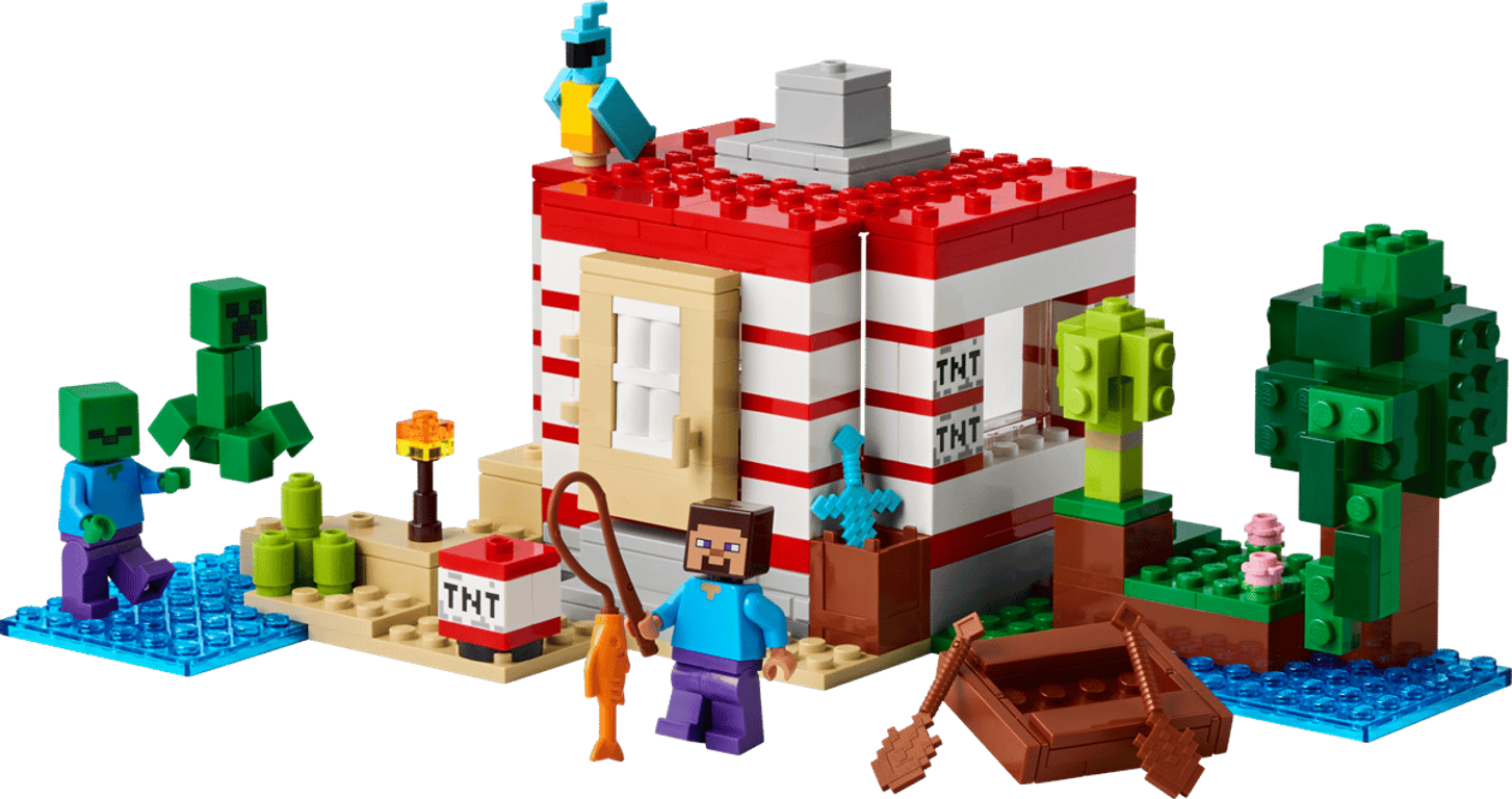 LEGO® Minecraft La Casa-Dinamita de la Selva partes