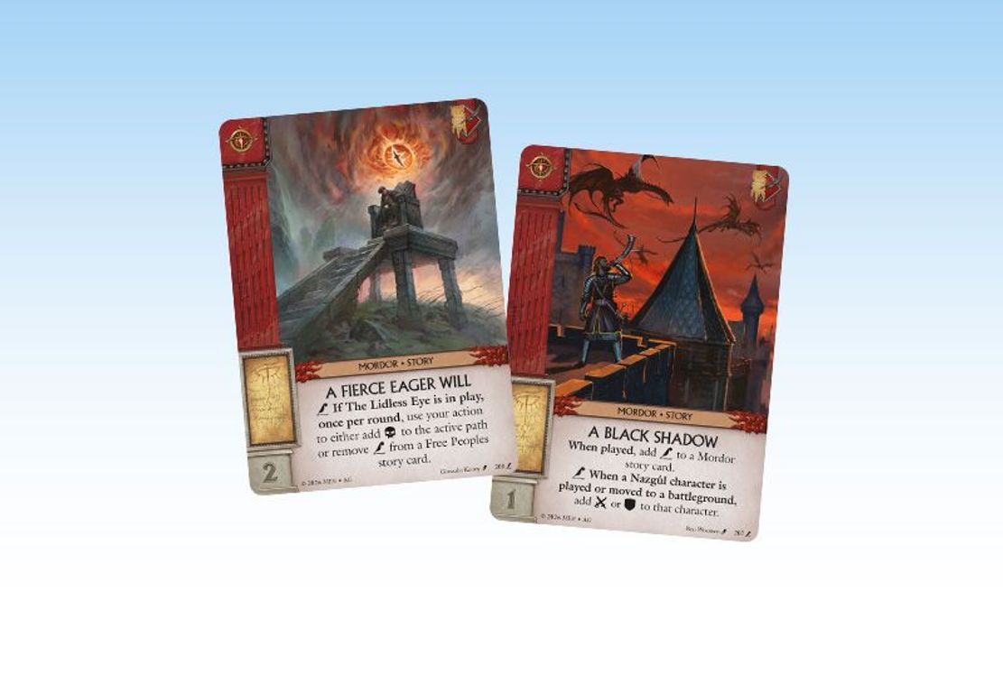 War of the Ring: The Card Game – Hope and Despair cards