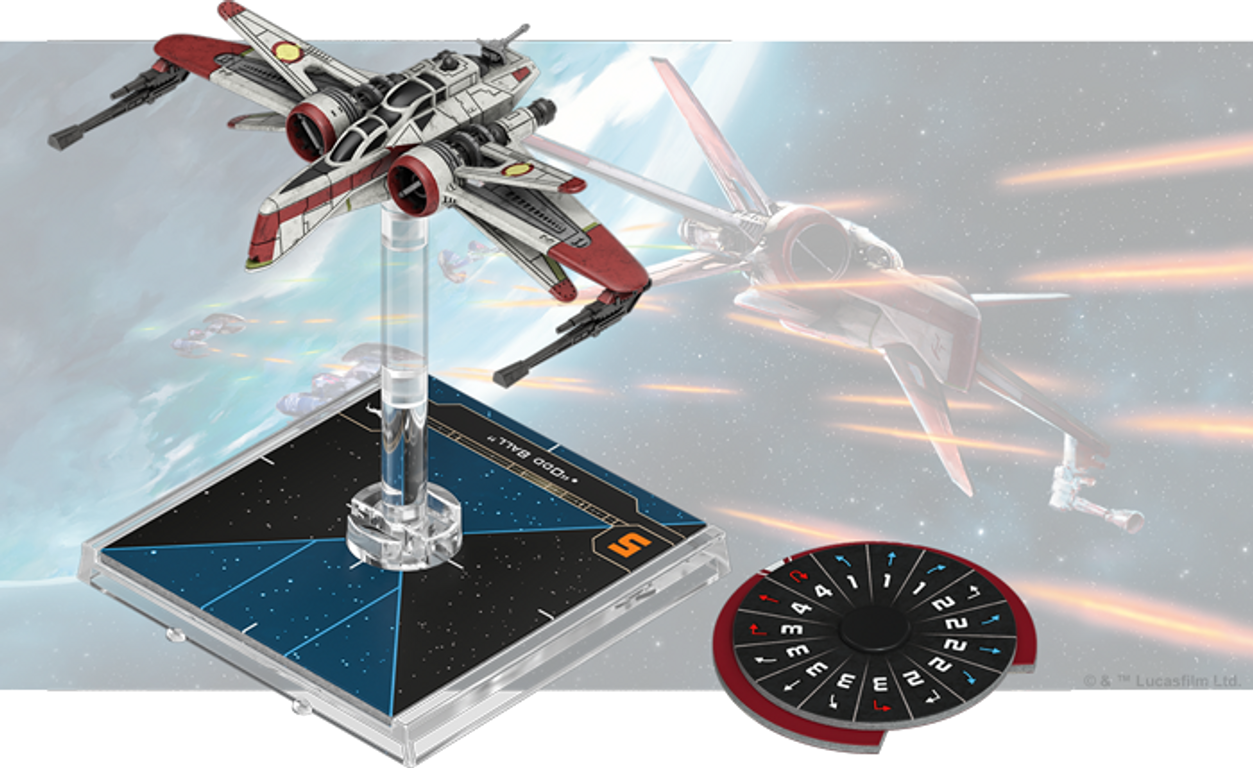 Star Wars: X-Wing (Second Edition) - ARC-170 Starfighter Expansion Pack miniature