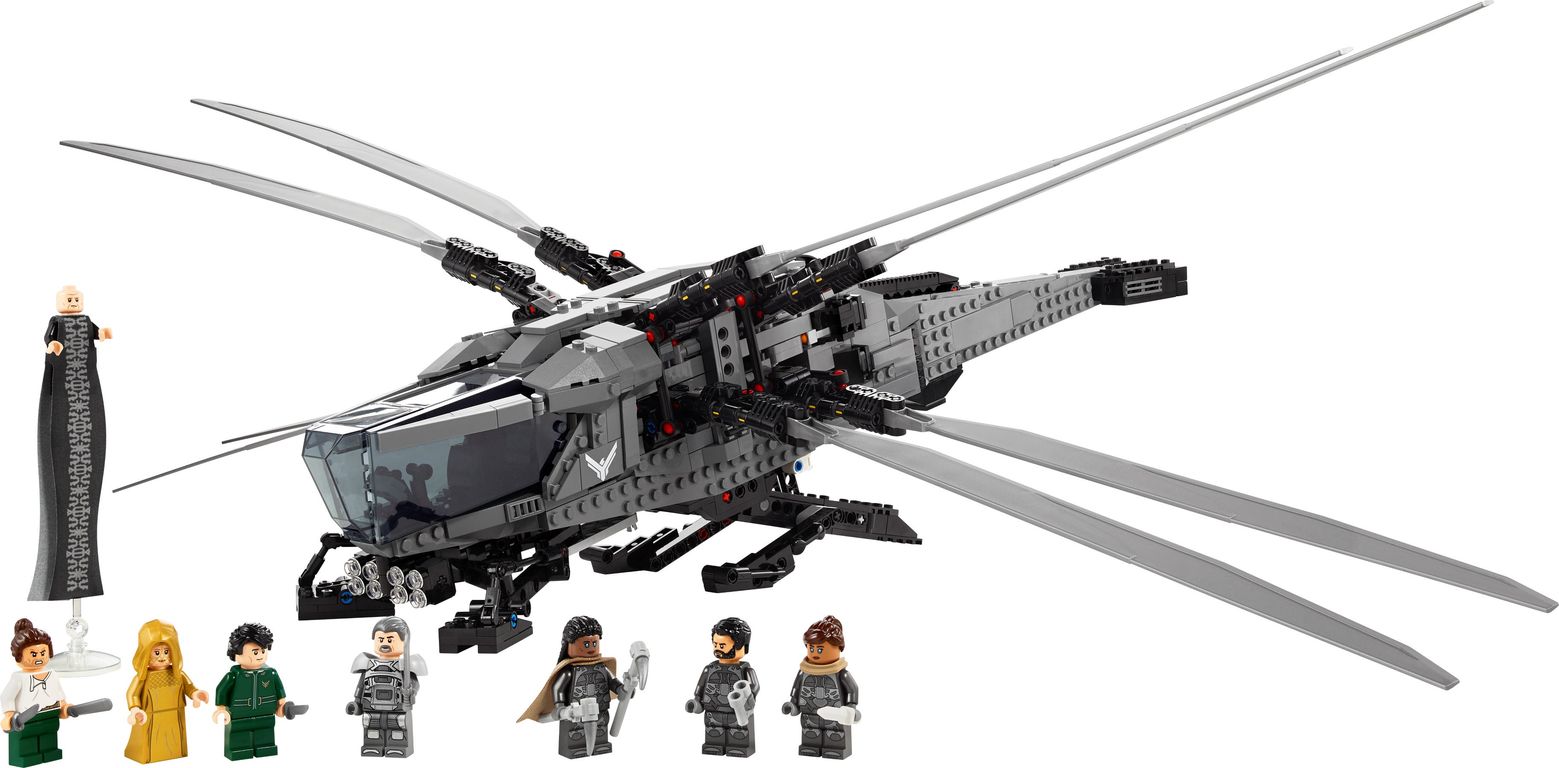 LEGO® Icons Dune Atreides Koninklijke ornithopter componenten