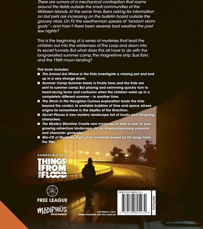 tales from the loop: Out of Time back of the box