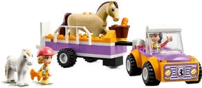 LEGO® Friends Paard en pony aanhangwagen minifiguren