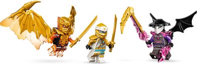 LEGO® Ninjago Reactor del Dragón Dorado de Zane minifiguras