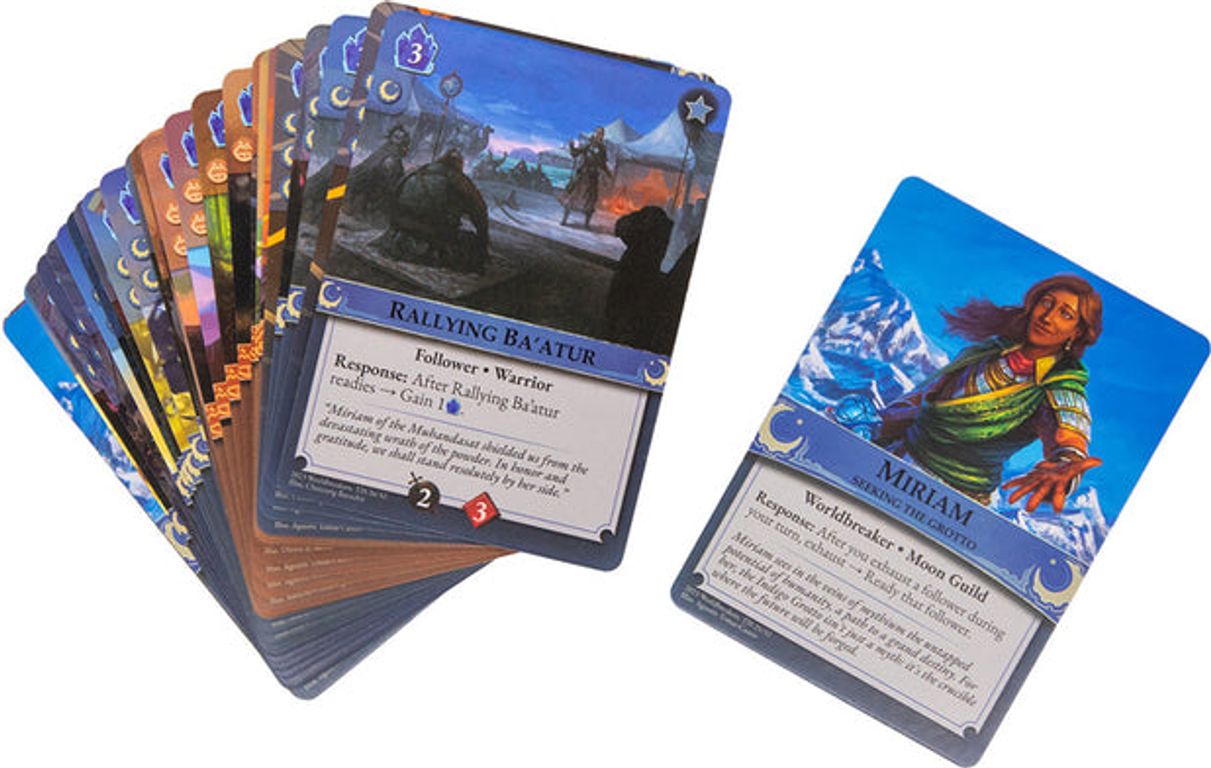 Worldbreakers: The Indigo Sisterhood cards