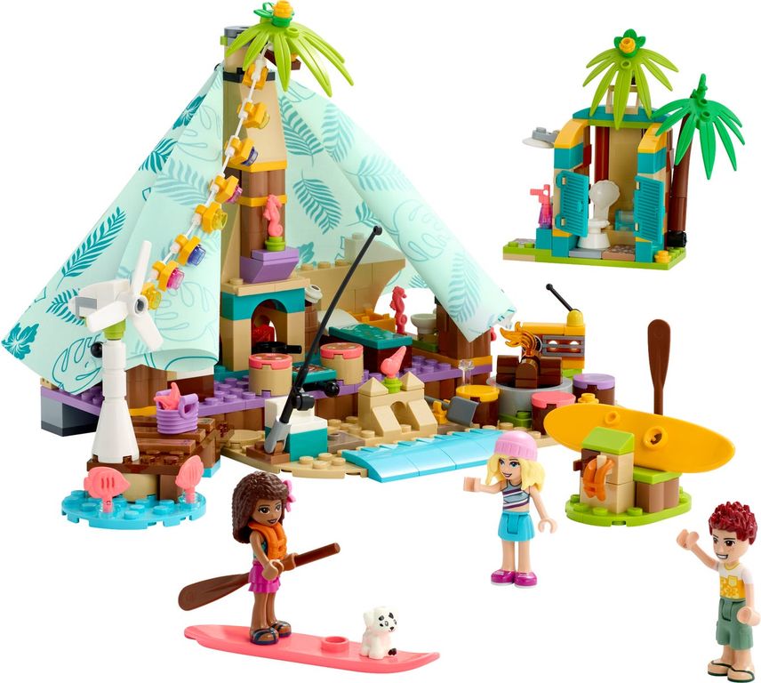 LEGO® Friends Glamping en la Playa partes