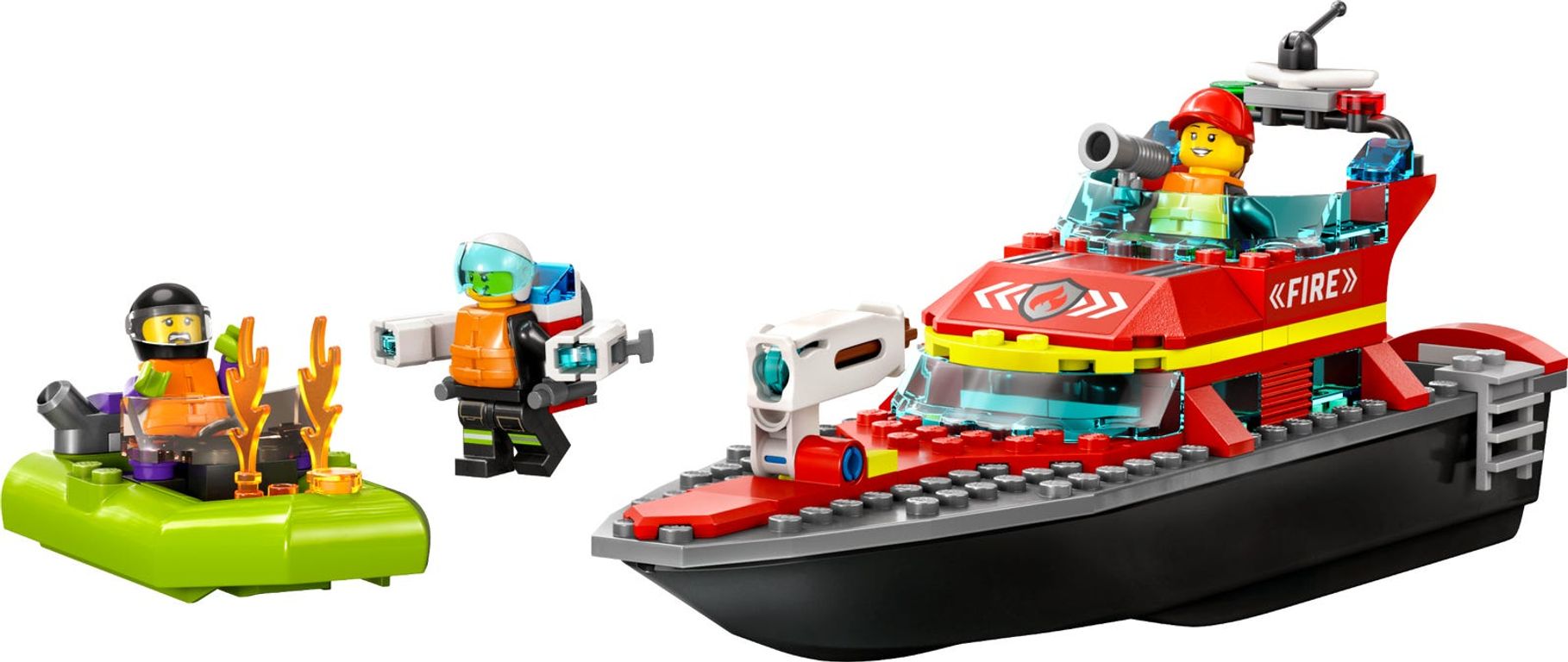 LEGO® City Le bateau de sauvetage des pompiers gameplay