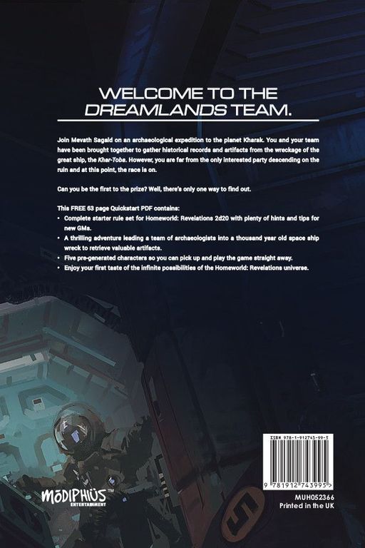 Homeworld Revelations: Quickstart back of the box