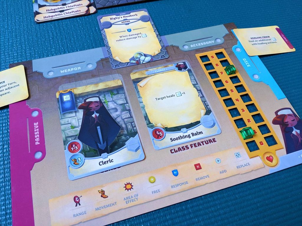 Adventure Tactics: Domianne's Tower components