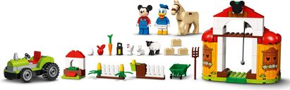 LEGO® Disney Mickey Mouse & Donald Duck's Farm components