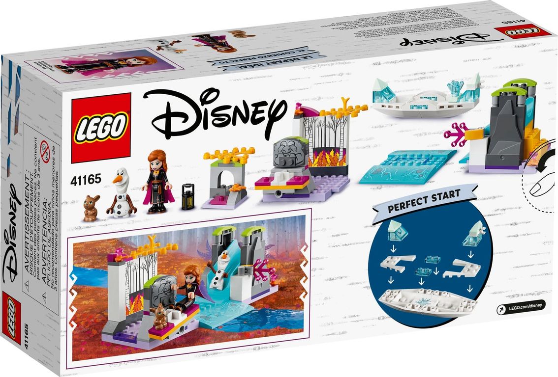 LEGO® Disney L’expédition en canoë d’Anna dos de la boîte