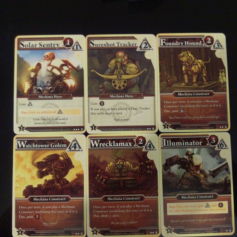 Ascension X: War of Shadows cartes