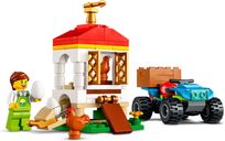 LEGO® City Chicken Henhouse components