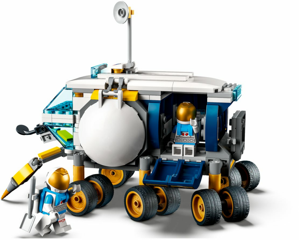 LEGO® City Lunar Roving Vehicle components