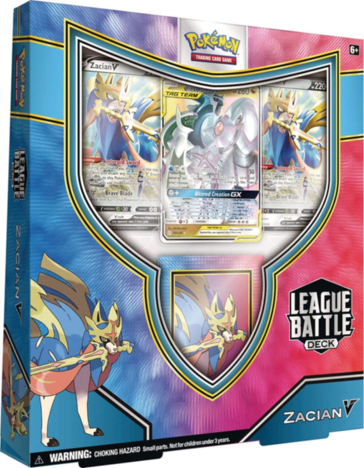 Pokémon TCG: Zacian V League Battle Deck box