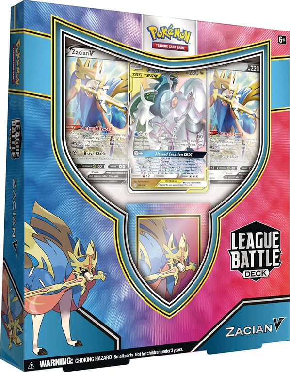 Pokémon TCG: Zacian V League Battle Deck caja