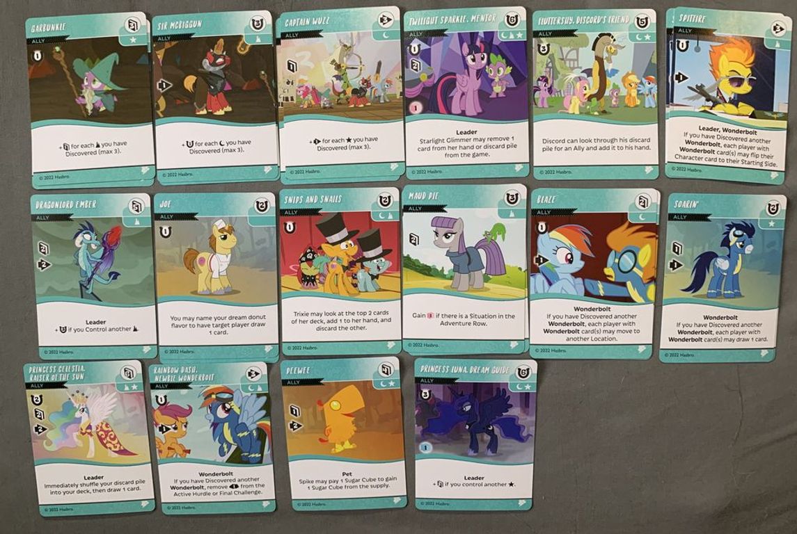 My Little Pony: Adventures in Equestria Deck-Building Game – Familiar Faces Expansion carte