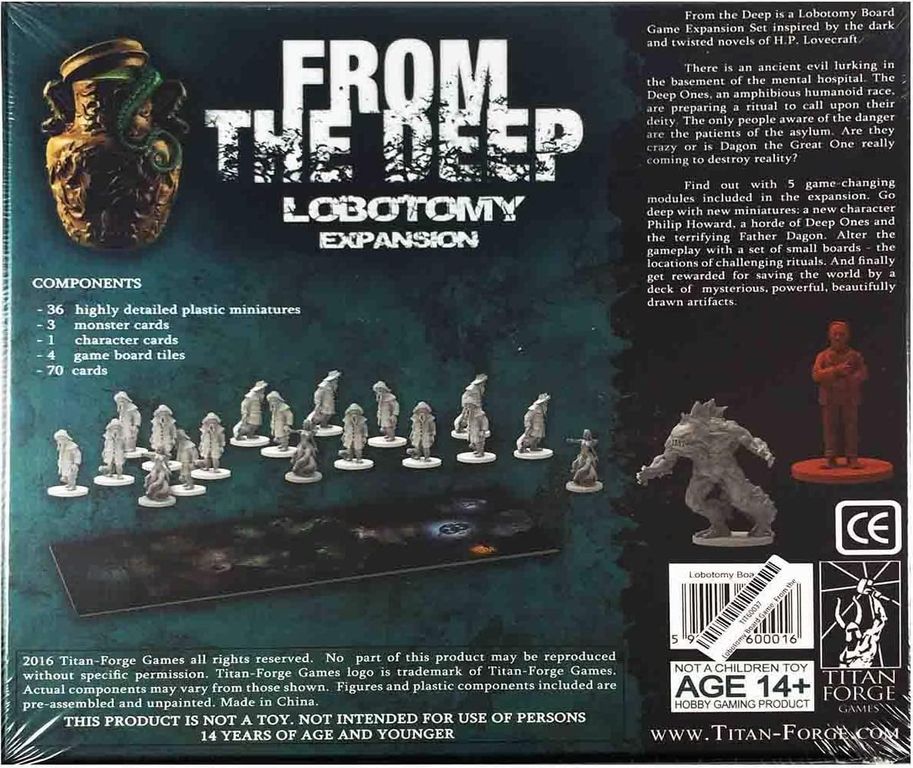 Lobotomy: From the Deep dos de la boîte