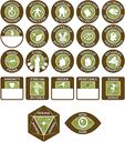 Dungeons & Dragons - Ranger Token Set composants