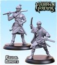 Shadows of Brimstone: Feudal Village Expansion miniaturas