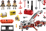 Playmobil® City Action Rescue Vehicles: Fire Engine with Tower Ladder components