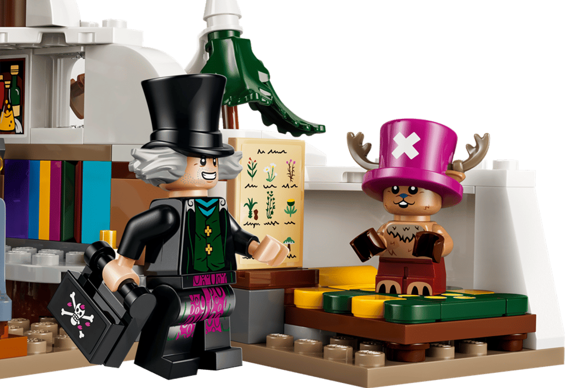 LEGO® One Piece Dr. Hiriluk's Hideout characters