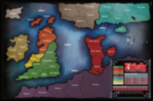 Vikings Risk: The Conquest of Europe plateau de jeu