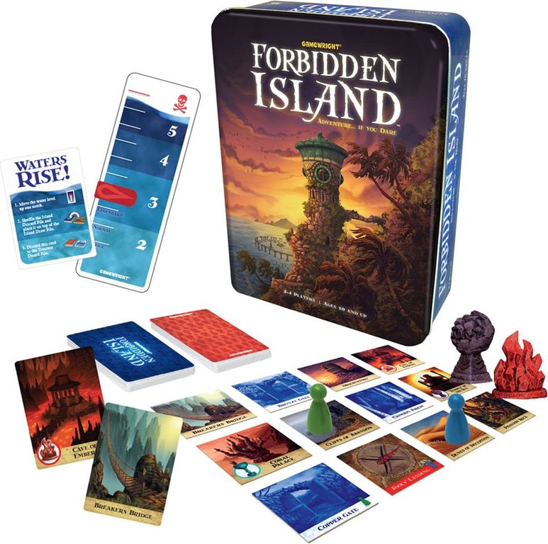 Forbidden Island components