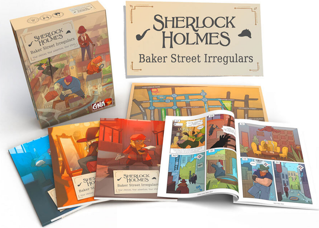 Sherlock Holmes: Le jeu dont vous êtes LES héros composants