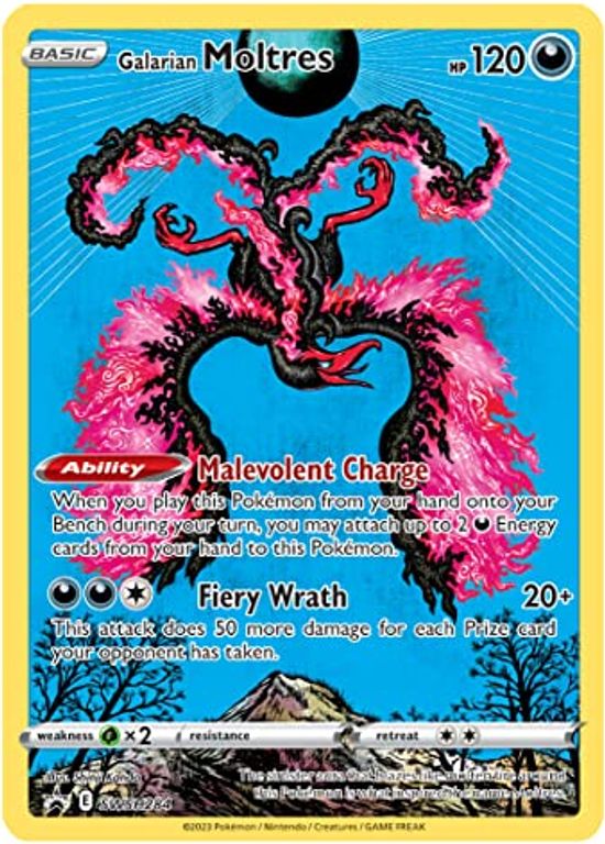 Pokémon TCG: Crown Zenith Tin (Galarian Moltres) card