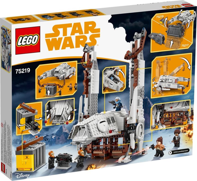 LEGO® Star Wars Véhicule Impérial AT-Hauler™ dos de la boîte