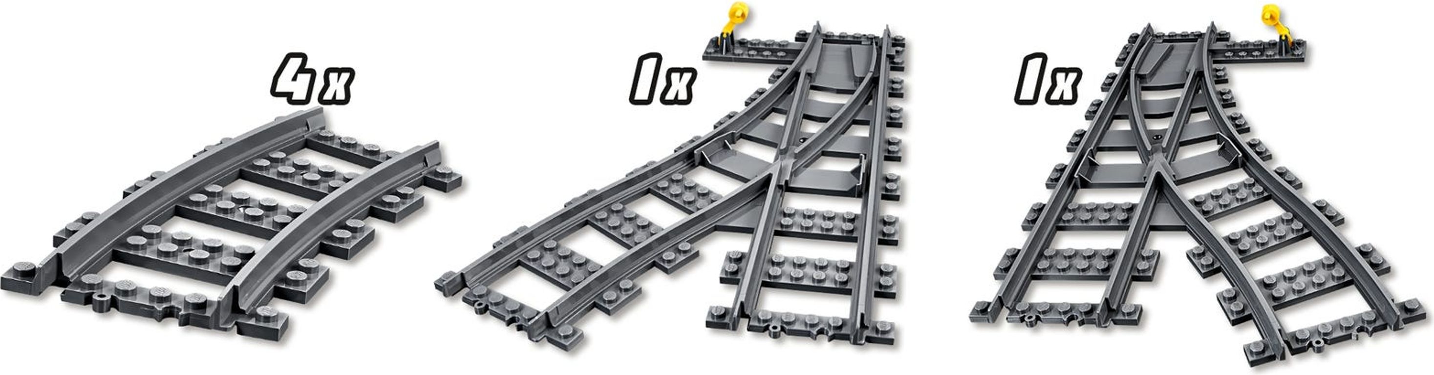 LEGO® City Switch Tracks components