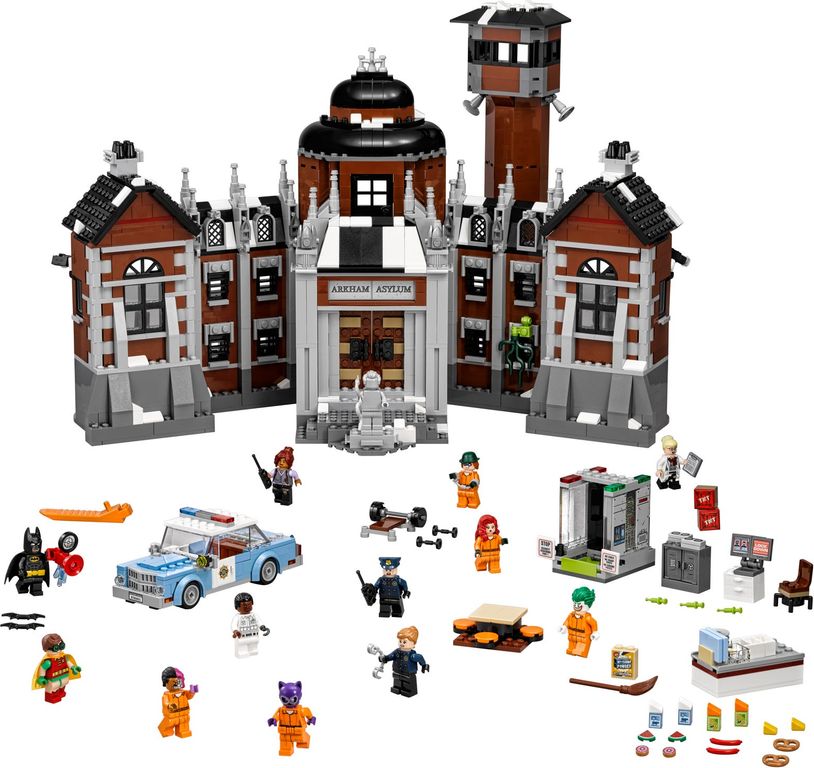 LEGO® Batman Movie Arkham Asylum components