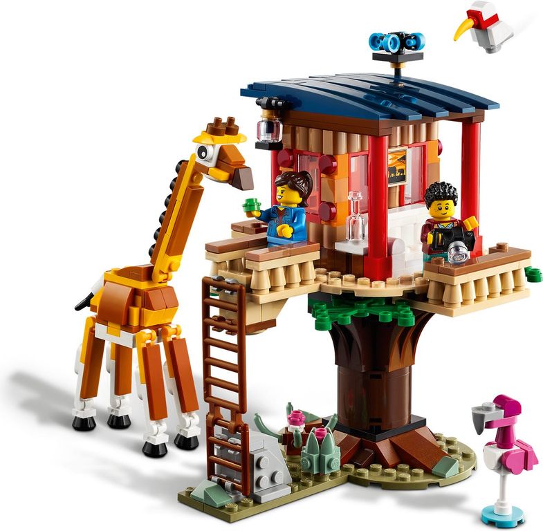 LEGO® Creator Safari Wildlife Tree House components