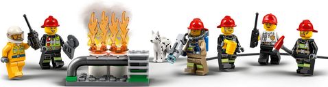 LEGO® City Hoofdkwartier van de brandweer minifiguren