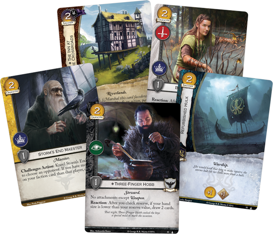 A Game of Thrones: The Card Game (Second Edition) – In Daznak's Pit cards