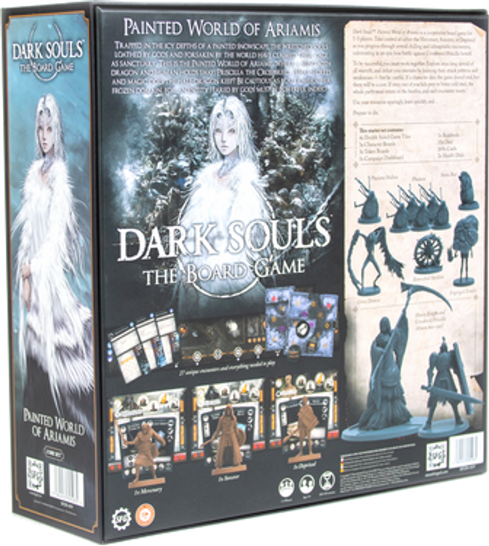 Dark Souls: The Board Game – Painted World of Ariamis dos de la boîte