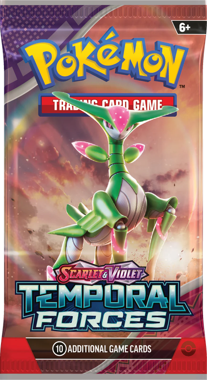 Pokémon TCG: Scarlet & Violet-Temporal Forces Booster Pack scatola