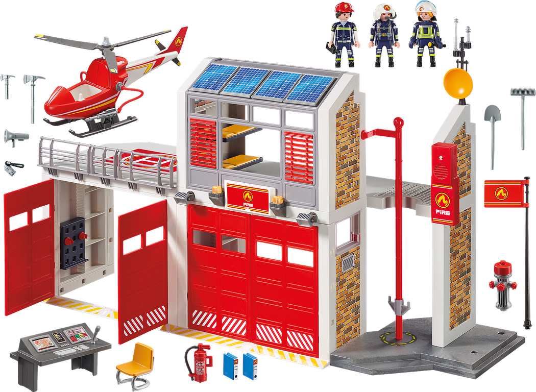 Playmobil® City Action Fire Station components